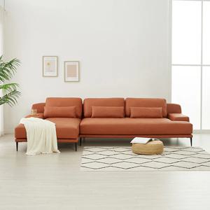 아스카 레더패브릭 4인용 카우치소파