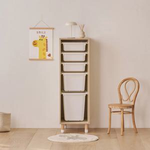 토리 350 키즈 수납장 크림버치 2types