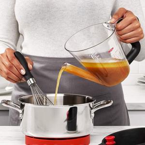 [해외] 주방 굿그립 지방 분리 용기 클리어 플라스틱 1000ml