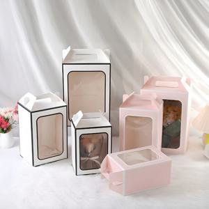 선물 상자 투명창 고급 포장 답례품 구디백 종이 크라프트 손잡이 박스