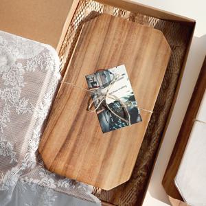 오일키트증정+선물포장 / 루드렛 레인트리 원목 팔각 도마 3size 택1