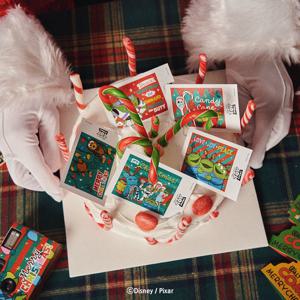 디즈니 크리스마스 포토 카드 세트 (미키/토이스토리)