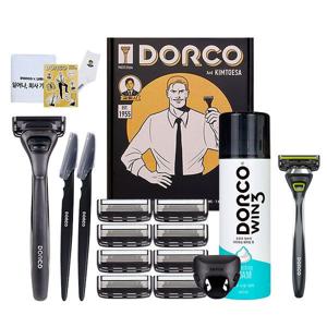 김퇴사 콜라보 면도세트 (면도기+면도날 총9입+눈썹칼2P+폼+케이스)