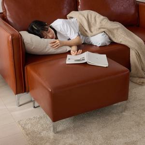 쿠폰가 57,230원 / 플로렌스 가죽소파 소파스툴 3 colors