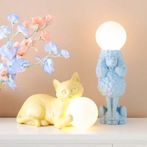 [해외] LED 무드등 스탠드 조명 고양이 램프