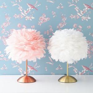 [해외] LED 무드등 스탠드 조명 깃털 램프