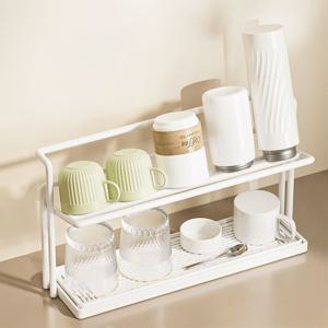 컵거치대 컵걸이 컵 보관 건조 선반 정리대 2컬러