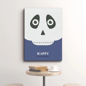 할로윈 해골 공포 캐릭터 소형 대형 사진 액자 두꺼비집커버 가리개