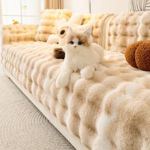 [해외] 북유럽 모던 논슬립 토끼털 소파패드 쇼파 커버 덮개 3colors 13size