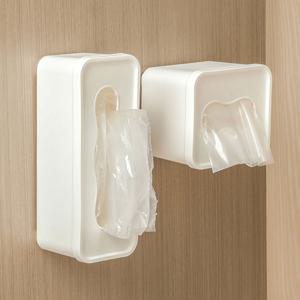 로페즈 부착형 비닐봉투 위생장갑 마스크 정리함