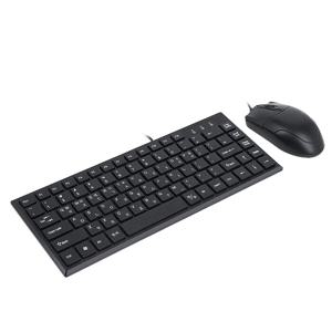 유선 키보드 마우스 세트 미니 슬림 USB 방식 BK-7000