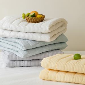 썸머나잇 시원한 시어서커 여름 고정밴딩 침대패드 SS/Q/K