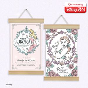 DIY 보석십자수 디즈니 프린세스2 행잉 세트 20x30