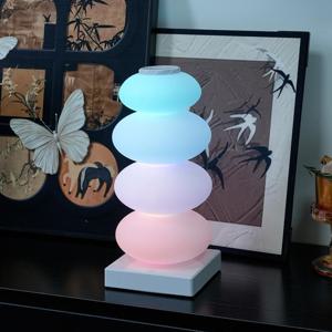 [해외] 캔디 무지개 웨이브 플로어램프 조롱박 단스탠드 무드등