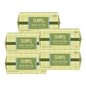 위드코튼 유기농 순면커버 생리대 오버나이트 8P x5팩