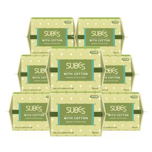 위드코튼 유기농 순면커버 생리대 팬티라이너롱 18P x8팩