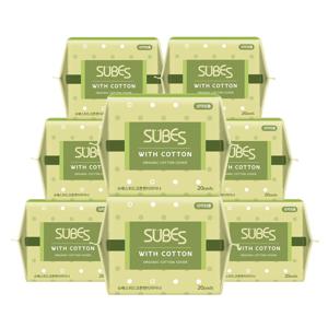 위드코튼 유기농 순면커버 생리대 팬티라이너 20P x8팩