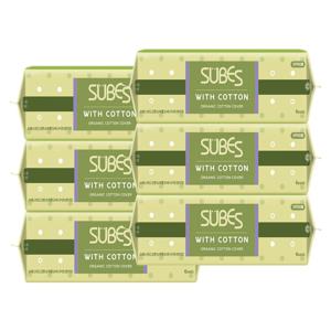 위드코튼 유기농 순면커버 생리대 슈퍼롱오버나이트 6P x6팩