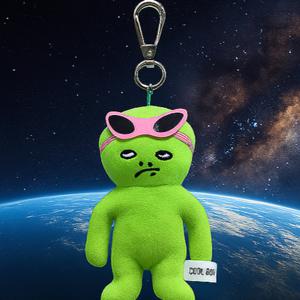 외계인 키링 웃긴 선물 키체인 키홀더 친구 연인 여자 남자 생일 쓸모없는 특이한 엉뚱한