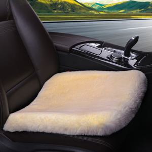 부드러운 차량 의자 방석 겨울 밍크 털방석 자동차 시트 커버 따듯한 사무실 토끼털 방석