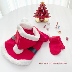 강아지 티셔츠 산타 코스튬  강아지옷 크리스마스