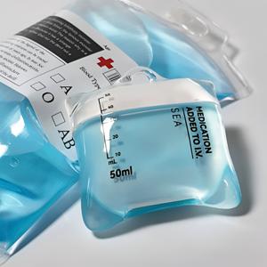 링거 블루 에어팟 케이스 수액 링겔 프로 프로2 에어팟4