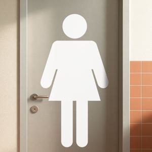 아주 큰 남자 여자 표시 심플 픽토그램 화장실 스티커