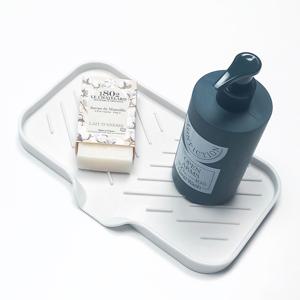 물빠짐 실리콘 비누받침대 세면대 욕실 비누거치대 주방 홀더 트레이 대형