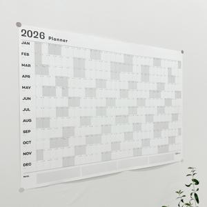 2026 대형 포스터 연력 한장 달력 벽 캘린더 벽걸이 플래너 일년 계획표