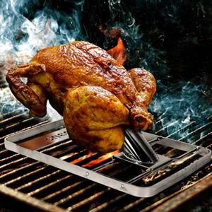 더스모크 비어캔 치킨 홀더 훈제 로스터 바베큐그릴 스테인레스 와인홀더