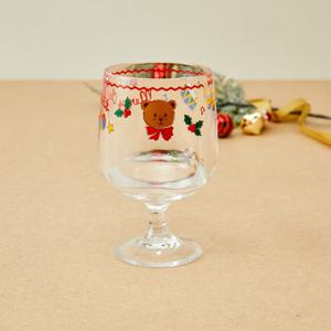 코지베어 크리스마스 아크릴 미니잔 260ML 베어