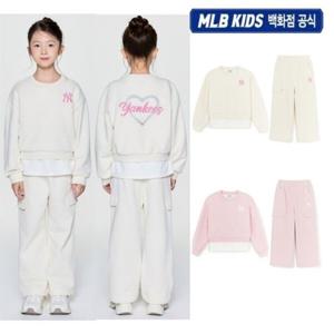 (신세계 사우스시티)[백화점 공식]25FW 스트릿 하트 여아 레이어드 맨투맨세트 뉴욕양키스 7FSH0154 (2color)