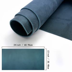TEMU 1개 정품 소가죽 시트 - 1.8-2.1mm 두께 풀 그레인 오일 크레이지 호스킨드 공예용, 재봉틀, 지갑 및 취미 스튜디오