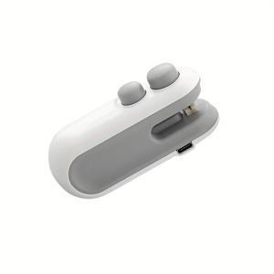 TEMU 자동 스낵 실러, 마그네틱 휴대용 밀봉기, USB 전원 작동, 칩, 쿠키, 감자칩에 적합, 충전 케이블 포함, 모던 주방 가제트, 내구성 좋은 실러, 진공밀봉기, 스낵밀봉기, 스낵 밀봉기, 진공압축기, 비닐실링기, 실링기, 진공포장기, 실링포장기