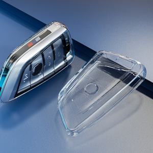 TEMU BMW 모델 F20, G20, G30, X1, X3, X4, X5, G05, X6, X7, G11, F15, F16, G01, G02, F48용 TPU 자동차 키 케이스 커버 - 내구성 있는 투명 키 홀더 쉘