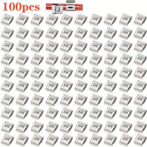 TEMU 태양광 패널 케이블 클램프 50/100개, 와이어 클램프 케이블 관리, 와이어 케이블 고정 클립, 자동차, 사무실, 가정용, 비전기식, 배터리 없음, 재생 에너지, 태양 및 풍력 발전 부품 및 액세서리