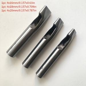 TEMU 3개 가죽공예 홀 펀치 세트 - 타원형, 스테인리스 스틸, 1.5mm-20mm DIY 가방, 신발 & 벨트용 - 헤비 듀티 공예 도구