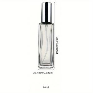 TEMU 12개입 5ml 10ml 20ml 향수 스프레이 병 투명 유리 프레스 아토마이저 리필 가능 화장품 빈 용기 여행용 휴대용 미니 병|향수