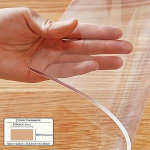 TEMU 2.0mm 두께 PVC 테이블보, 스크래치 방지 및 내구성 – 가족 모임, 레스토랑 장식 및 다양한 홈 스타일에 적합. 깨끗하고 아름다운 환경을 보장하기 위해 이상적인 식탁 덮개를 선택하세요.