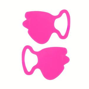 TEMU 2개 재사용 가능한 실리콘 코 리프트 & 볼 주름 감소 스트립 - 무향 얼굴 트레이닝 밴드, 눈 & 볼 컨투어링용