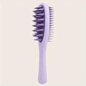 TEMU 양면 풀어주는 빗, 천연 두피 마사지 헤어브러시, 긴 손잡이 샴푸 브러시, 가정용 목욕용 바디 스크러버, 플라스틱 치아, ABS 손잡이, 일반적인 머리 타입용