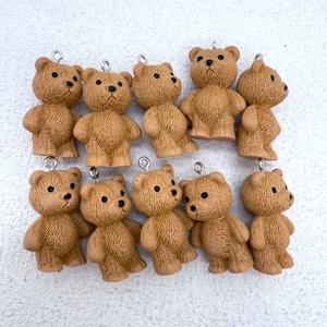 TEMU 5개/10개 레진 3D 곰 펜던트, DIY 주얼리 만들기에 적합, 귀걸이, 목걸이, 가방 및 열쇠고리 액세서리에 완벽, 추수감사절, 주얼리 만들기 용품/액세서리, 매력적인 주얼리 만들기/팔찌, 핀, 팔찌 참