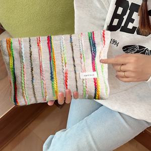 TEMU 여러 색상의 프린트가 있는 Y2K-inspired 메이크업 가방 - 여행, 화장품, 액세서리, 브러시, 생리용품, 폰, 동전을 위한 다용도 금속 지퍼가 있는 화장품 및 액세서리 정리함 - 데이, 어머니의 날, 부활절, 학교로 돌아가는 시즌, 여행용 메이크업 가방에 이상적인 선물, Y2K 패션 가방, 텍스처드 패브릭 가방, 귀여운 메이크업 가방