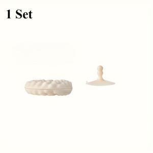 TEMU 3D 벌집 설거지 스펀지 세트 - 폴리우레탄 양면 스크러 패드 - 흡입 컵이 있는 주방 세척용 - 1 세트