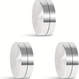 TEMU 30mm 금속 도자기 트리밍 스피너 - 정밀한 성형 및 매끄러움을 위한 안정기 포함 미니 세라믹 & 폴리머 클레이 휠 도구, 1개, 매끄러운 도구 | 디자인 | 금속 구조