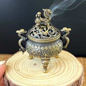 TEMU 1개 미니 치린 향로, 명상용 젠 요가 레저 야외 스파 공예 장식, 홈 데코, 방 장식, 어머니날 봄 선물, 매트레럴 향로, 데스크탑 오너먼트