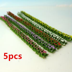 TEMU 5개의 모델 나무가 포함된 조경용 세트, 기차 배치, 전쟁 게임, 미니어처 장면에 적합, 아름다운 관목과 잔디가 포함되어 건축 조경 액세서리 및 DIY 정원 장식에 사용할 수 있습니다.
