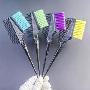TEMU ABS 핸들 프로페셔널 발라야지 콤브 5/4/3/2pcs – Ombre 스타일링용 뿌리터치업 컬러 브러시, 헤어살롱 이염색 빗