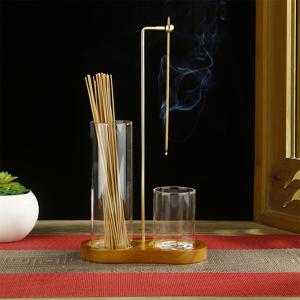 TEMU 8자리 디자인의 뒤집힌 향제 - 이중 사용 가능한 유리 향제 및 리드 디퓨저, 배터리 없는 가정 장식, 크리스마스, 할로윈, 부활절, 추수 감사절, 한카, 추수 감사절 장식, 우아한 장식, 전통 공예