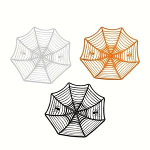 TEMU 할로윈 장식 트레이 DIY 디자인 3개 세트, 튼튼한 오렌지/블랙/화이트 디자인, 실내외 파티 장식용, 전기 불필요, 후크 포함, 할로윈 액세서리, 테마 장식, 가족 모임 및 파티 축제에 적합한 장식용 , 바 장식/트릭 또는 간식 장식용 할로윈 (식품 접촉 없음)